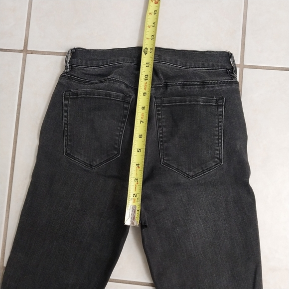 Pacsun Womens High Rise Ankle Jeggings Black Distressed Stretch Denim Jeans 25 - Picture 12 of 12